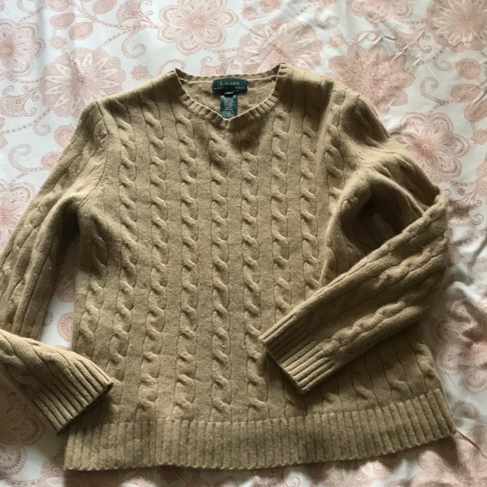 Vintage Ralph Lauren cable knit sweater